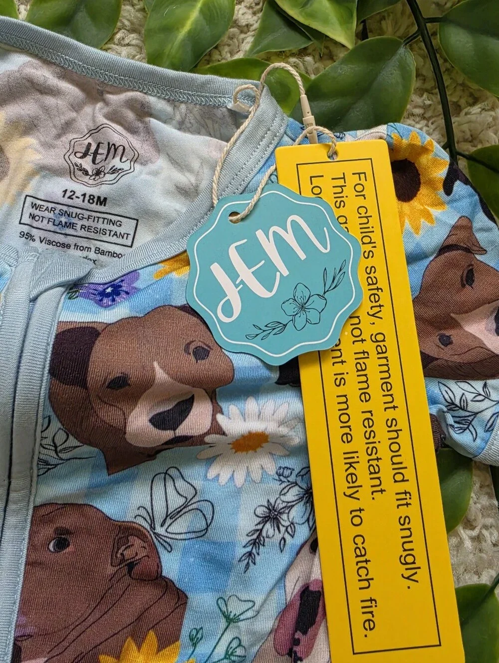 Baby Girl Pitbull Romper (12-18 Months)